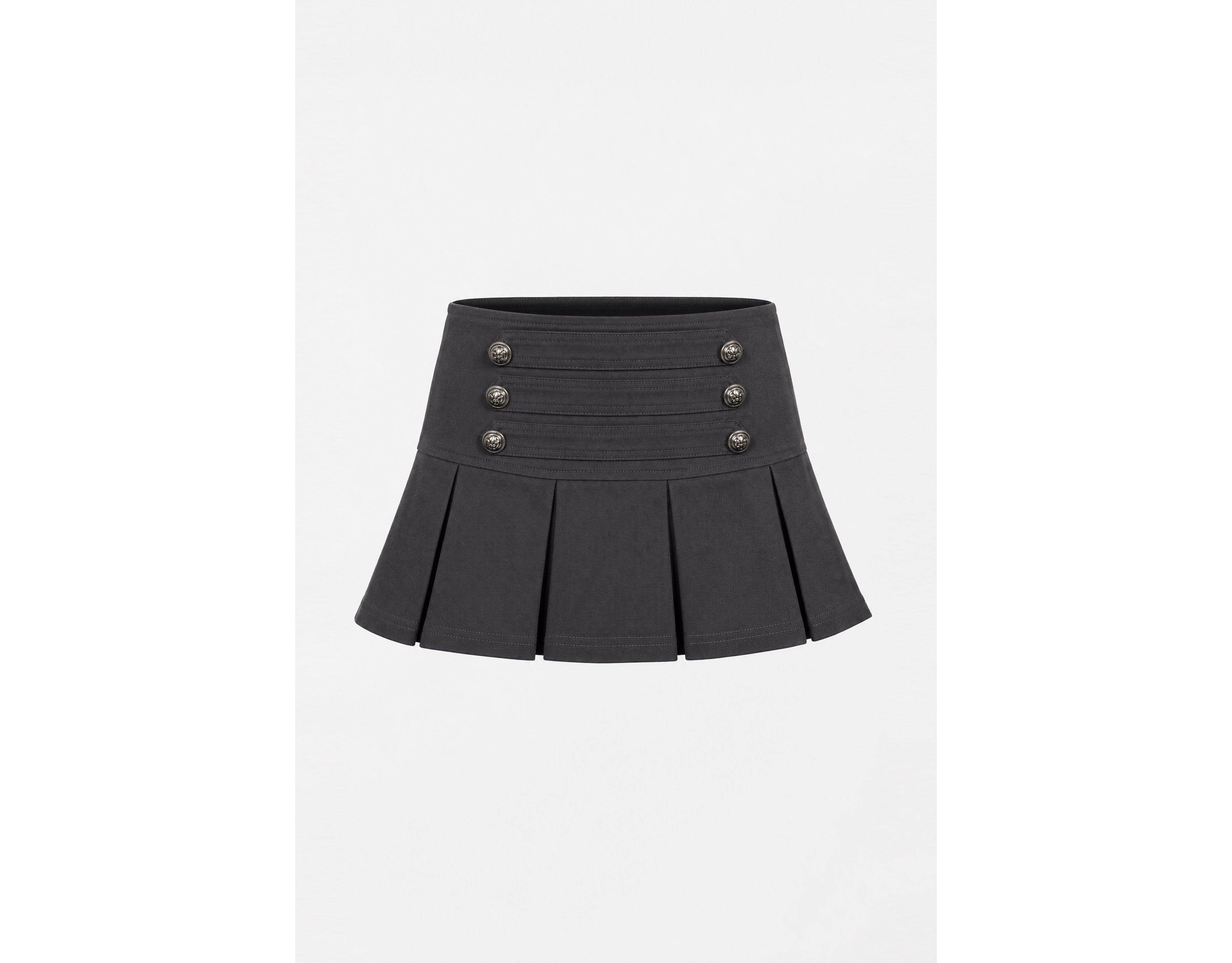 Personal Code Napoleon Pleated Mini Skort