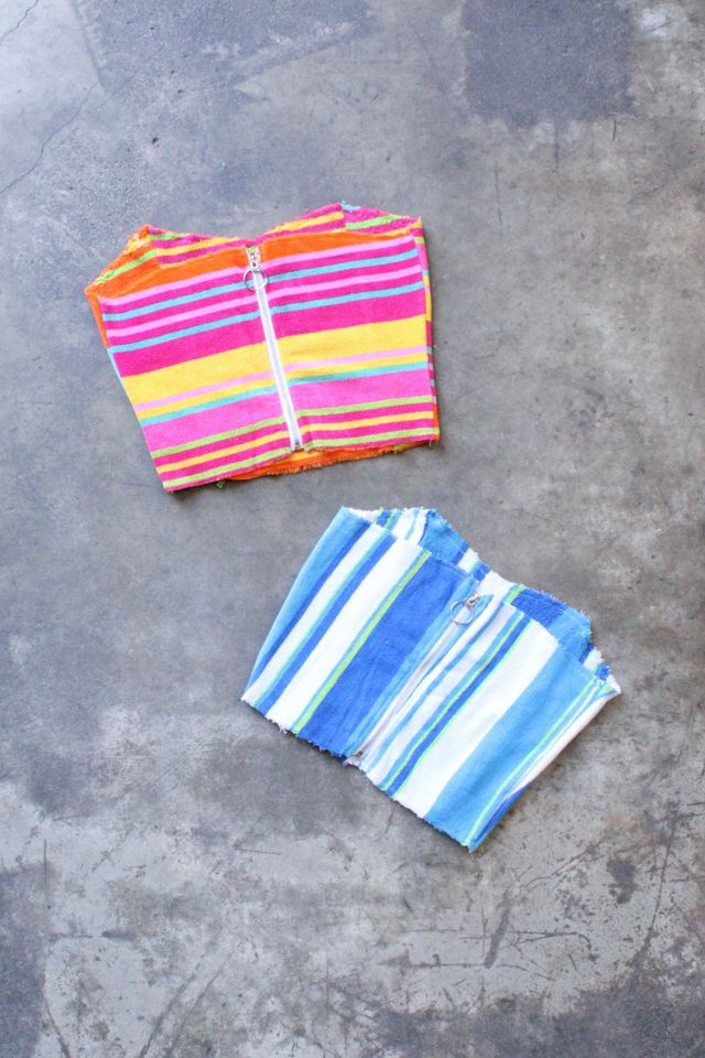 Vintage Reworked Towel Bustier #3