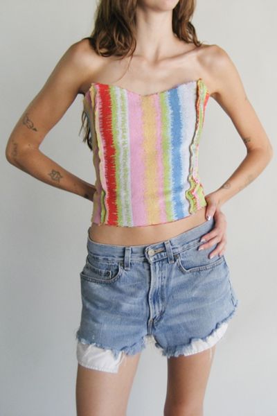 Vintage Reworked Towel Bustier