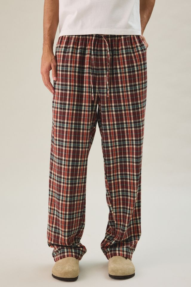 Standard Cloth Plaid Flannel Lounge Pants #1