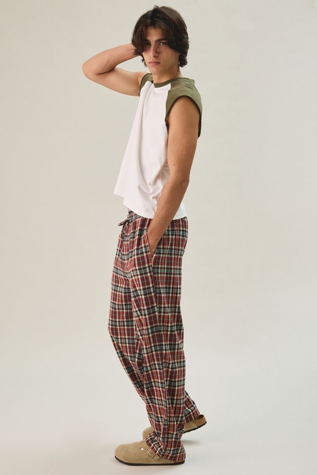 Standard Cloth Plaid Flannel Lounge Pants #2