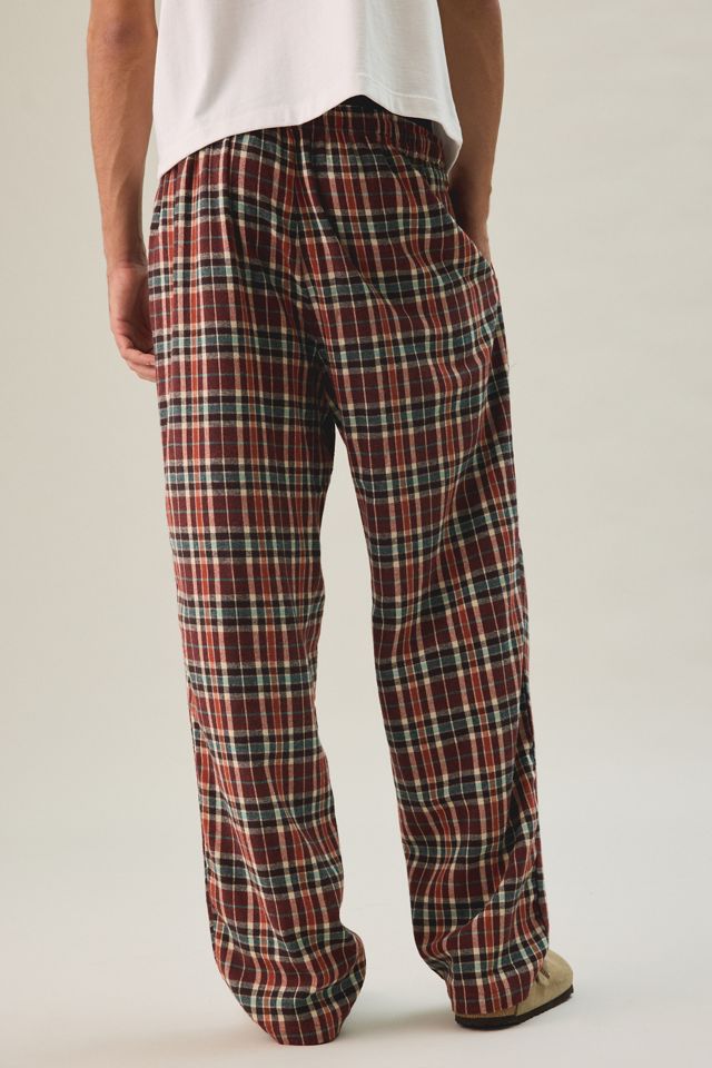 Standard Cloth Plaid Flannel Lounge Pants #4