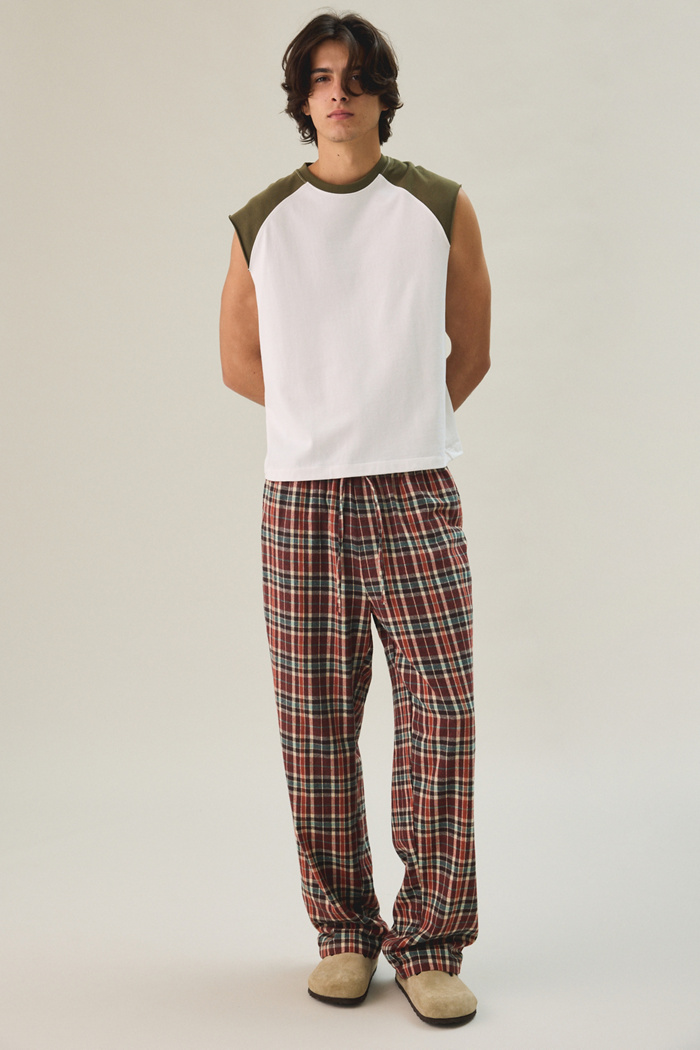 Standard Cloth Plaid Flannel Lounge Pants