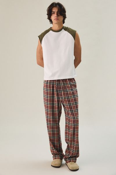 Standard Cloth Plaid Flannel Lounge Pants