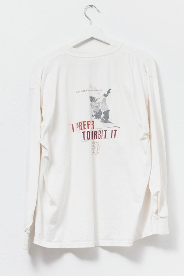Vintage Y2K Distressed Snowboard Graphic T-Shirt #1