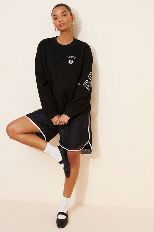 Hype and Vice Brooklyn Nets Oversized Crewneck Sweatshirt #3