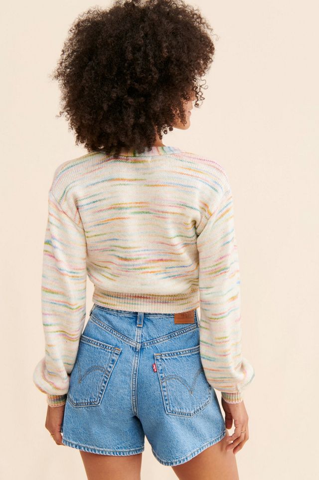 BB Dakota Space Dye Cropped Cardigan #1
