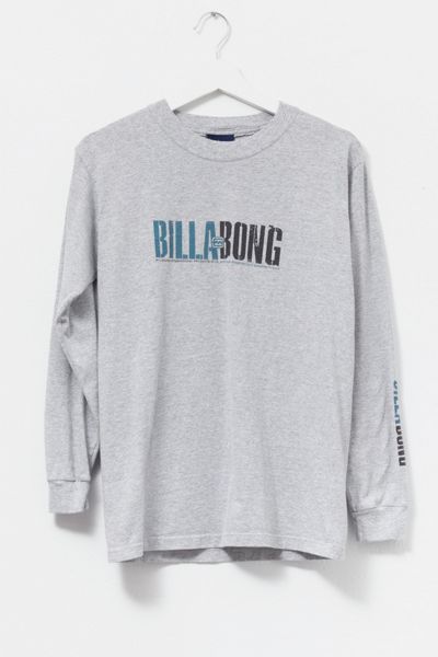 Vintage Y2K Distressed Billabong Long Sleeve Graphic T-Shirt