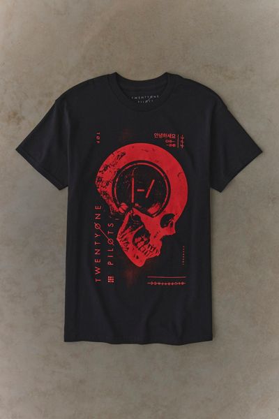 Twenty One Pilots Skull Graphic Tee