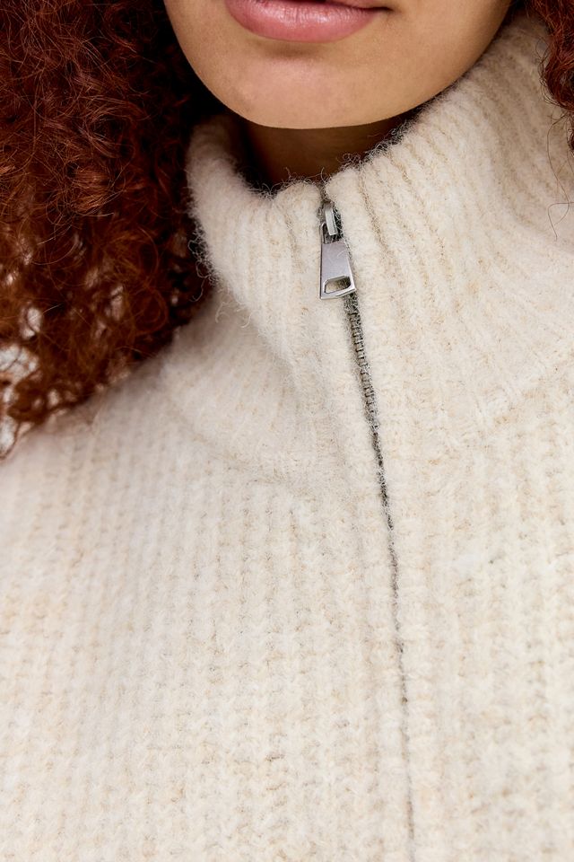 BDG Finn Funnel Neck Full Zip Sweater #1