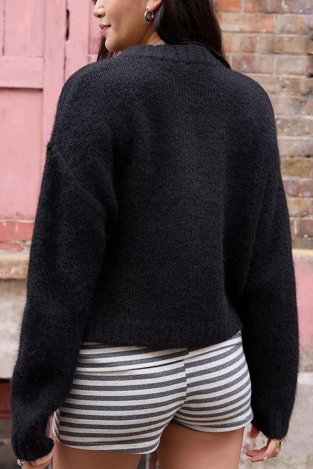 UO Hudson Fuzzy Cardigan #2