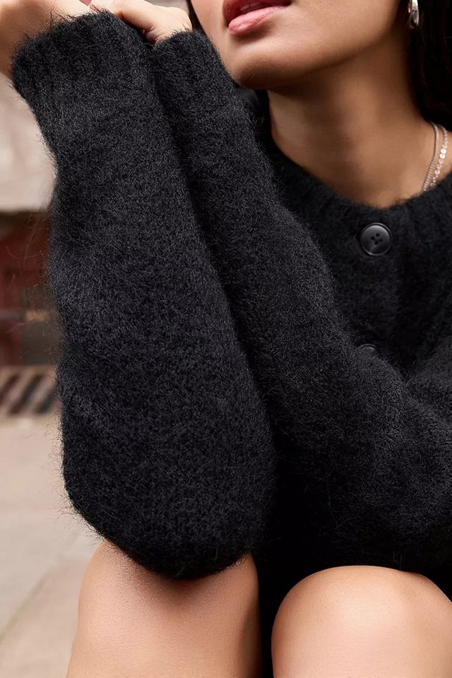 UO Hudson Fuzzy Cardigan #3