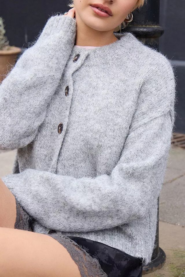 UO Hudson Fuzzy Cardigan #2