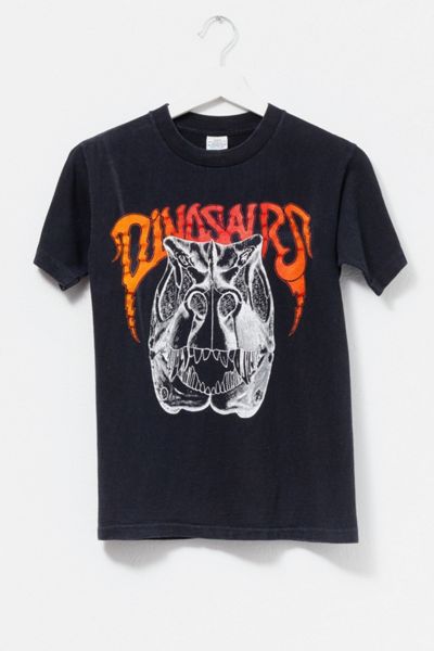 Vintage 1980s Dinosaurs Graphic Band T-Shirt