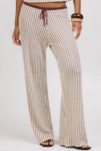 Onia Crochet Knit Drawstring Pant