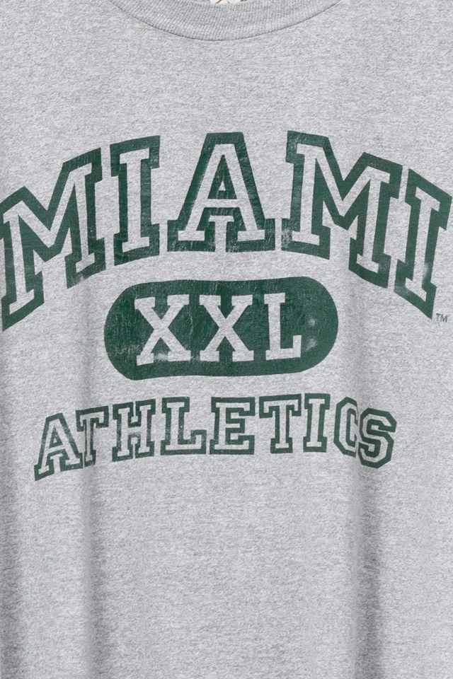 Vintage 1990s Distressed Miami Athletics Graphic T-Shirt #2