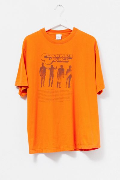 Vintage 1990s Distressed Clockwork Orange Movie Graphic T-Shirt