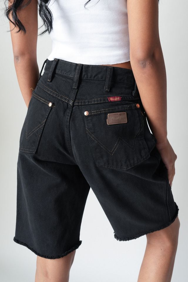 Vintage Wrangler Cut Off Long Line Denim Short #1