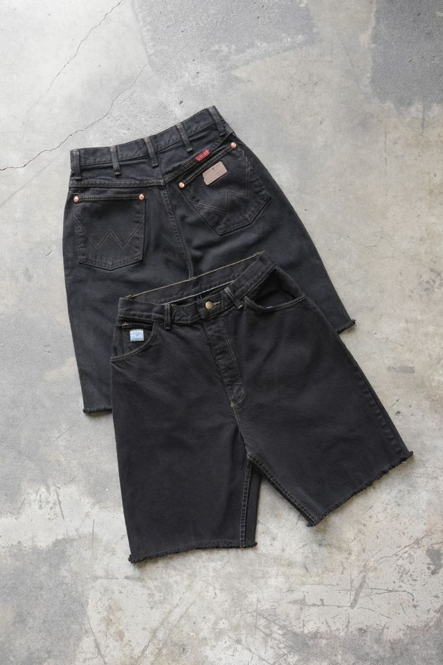 Vintage Wrangler Cut Off Long Line Denim Short #3