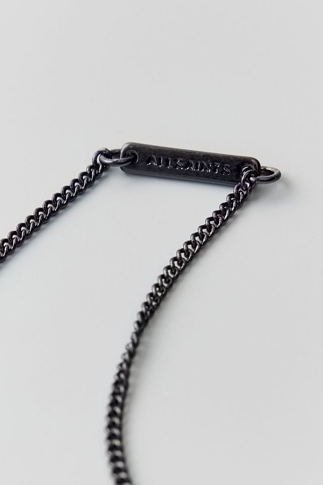 AllSaints Noir Knotted Chain Necklace #2