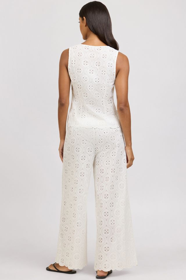 Onia Doily Broderie  Wide Leg Drawstring Pant #2