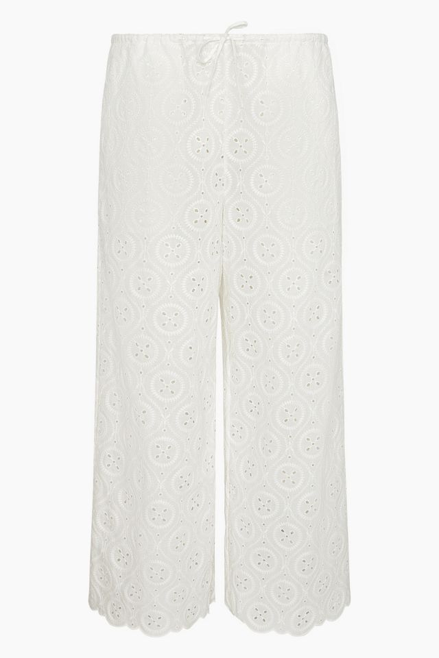 Onia Doily Broderie  Wide Leg Drawstring Pant #3