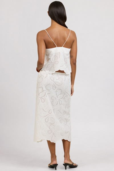Onia Drawstring Midi Skirt