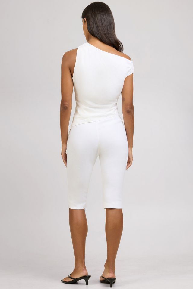 Onia Cold Shoulder Asymmetrical Top #3