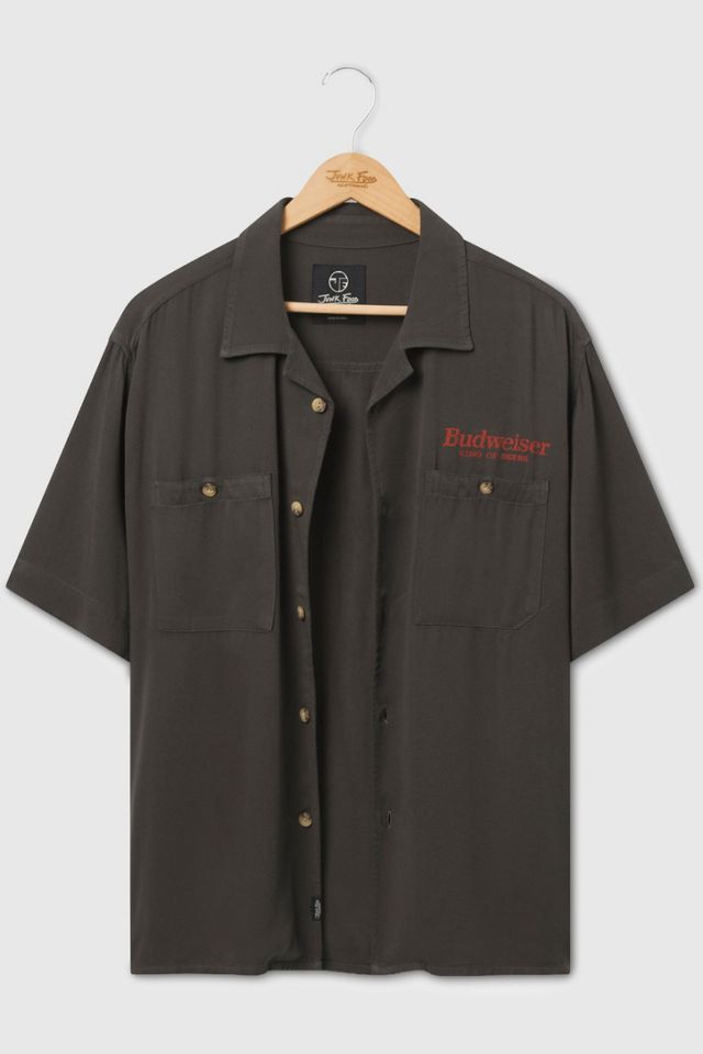 Junk Food Budweiser King of Beers Camp Shirt #2
