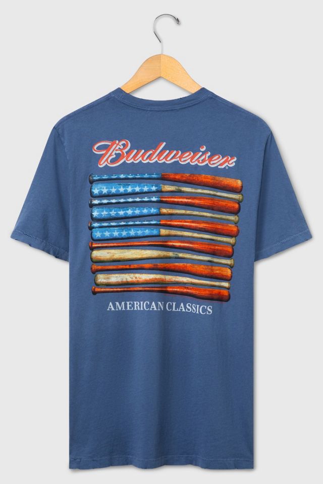 Junk Food Budweiser Baseball Bats Vintage Tee #3