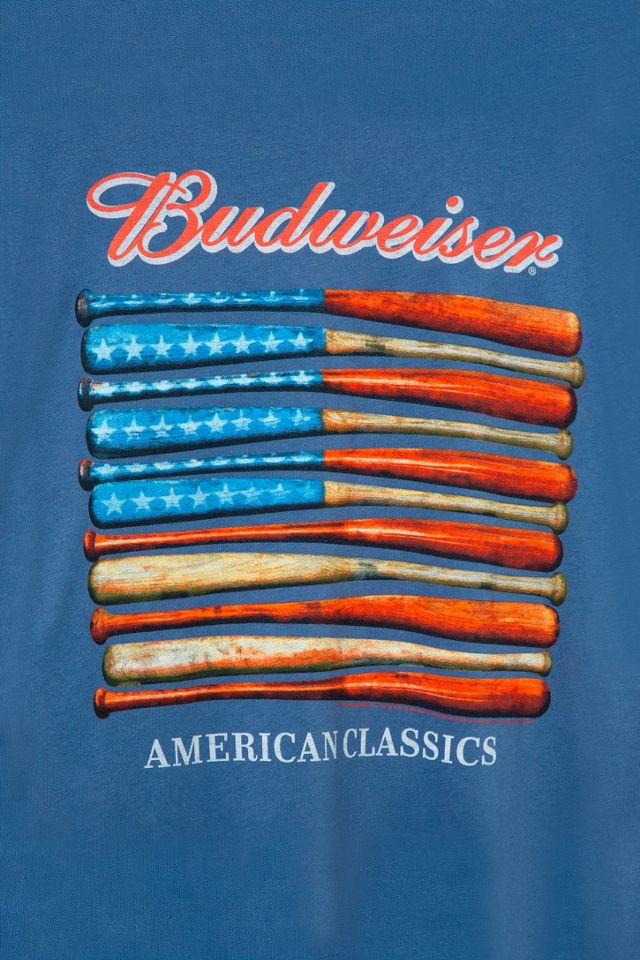 Junk Food Budweiser Baseball Bats Vintage Tee #4
