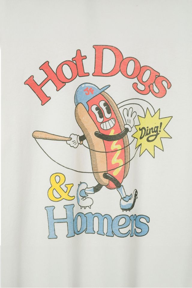 Junk Food Hot Dogs and Homers Vintage Tee #2