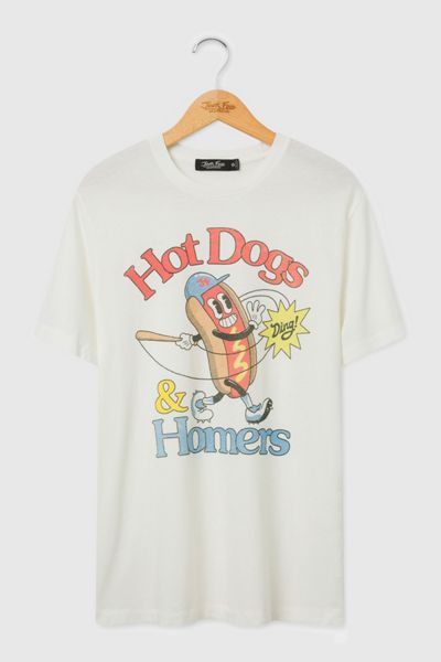 Junk Food Hot Dogs and Homers Vintage Tee