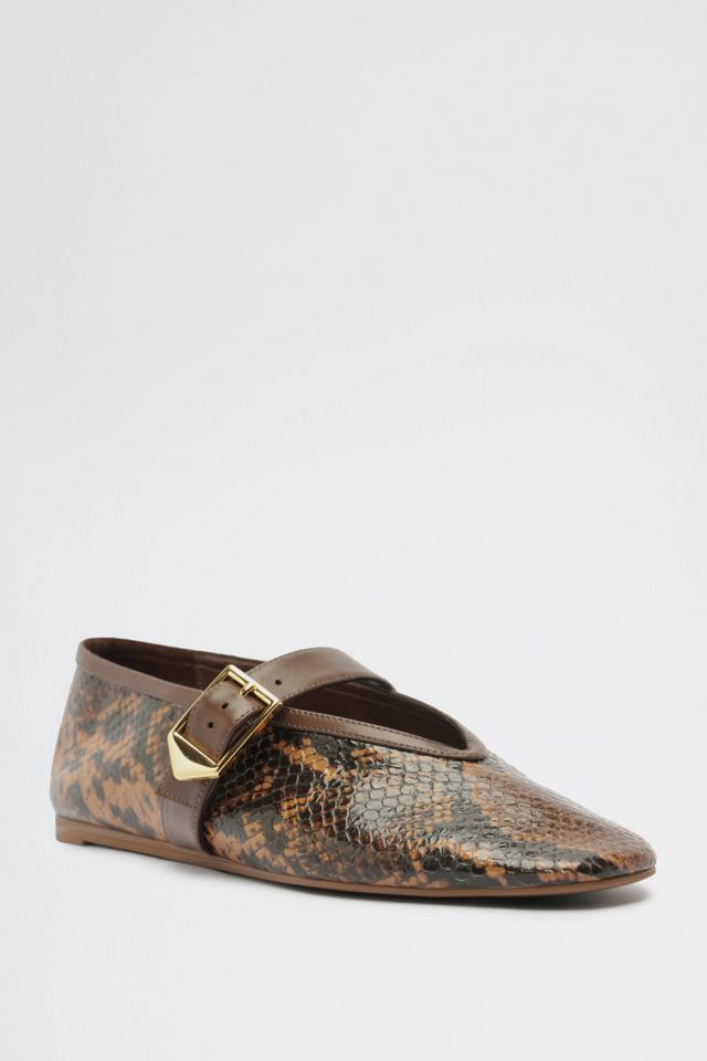 Schutz Vick Animal Print  Buckle Ballet Flats #2