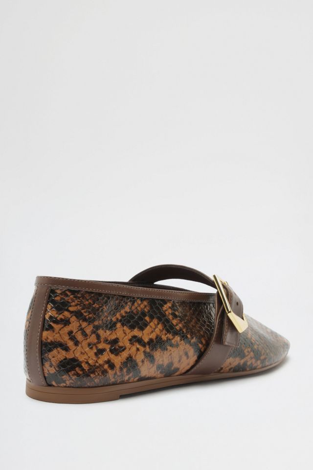 Schutz Vick Animal Print  Buckle Ballet Flats #3