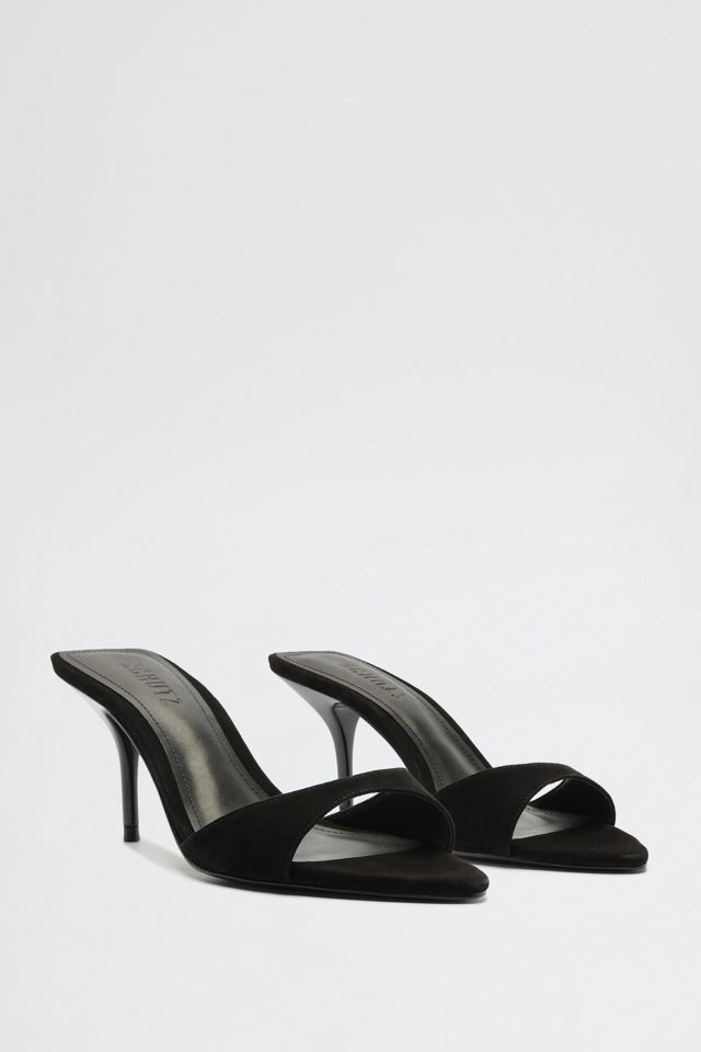Schutz Elodie Suede Heeled Sandals #1