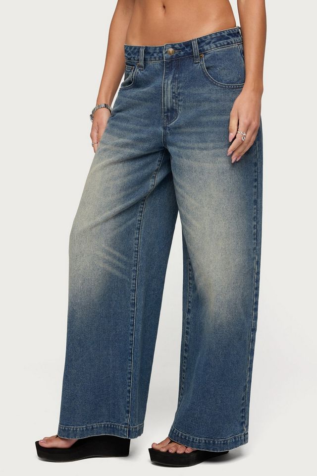 Edikted Sabira Low Rise Baggy Jeans #3
