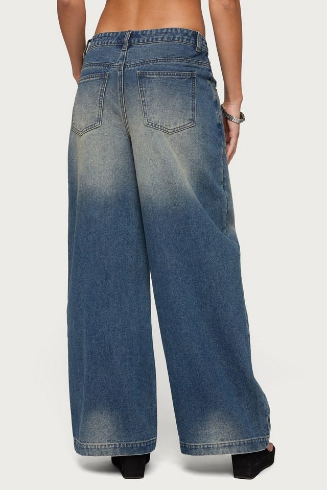Edikted Sabira Low Rise Baggy Jeans #4