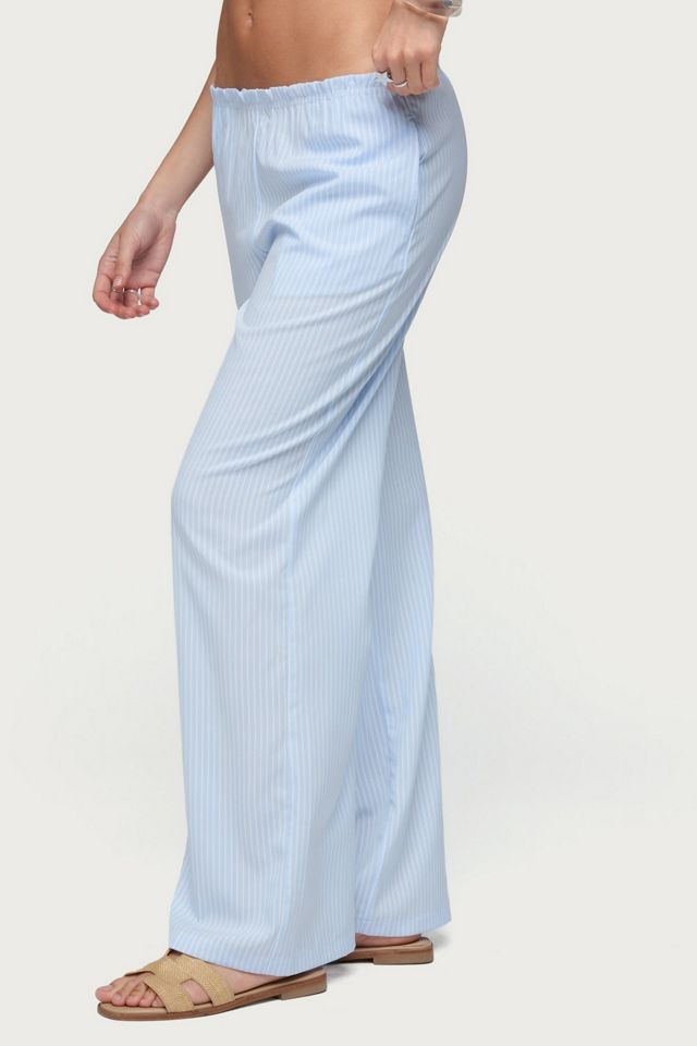 Edikted Cersei Striped Low Rise Pants #3