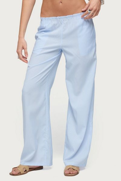 Edikted Cersei Striped Low Rise Pants