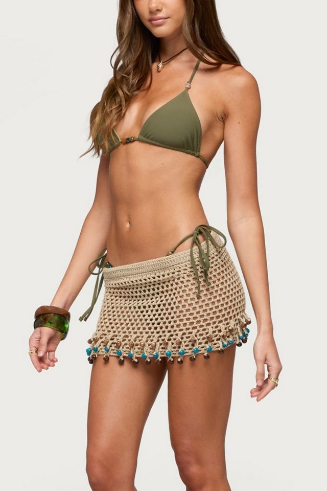 Edikted Naleni Bead Crochet Mini Skirt #1