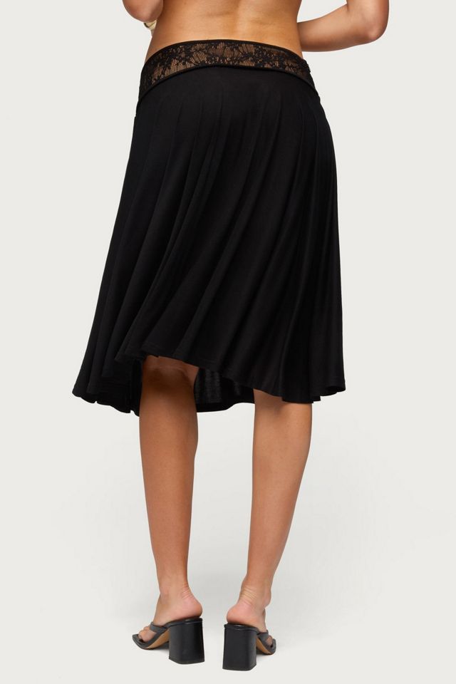 Edikted Winonah Crochet Waist Midi Skirt #3