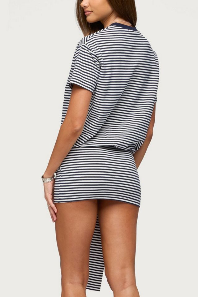 Edikted Ardeney Striped T Shirt Mini Dress #2