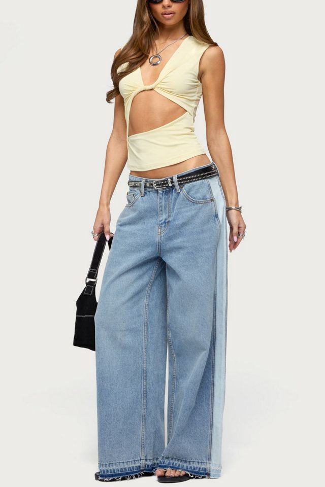 Edikted Miranda Twist Cutout Top #1