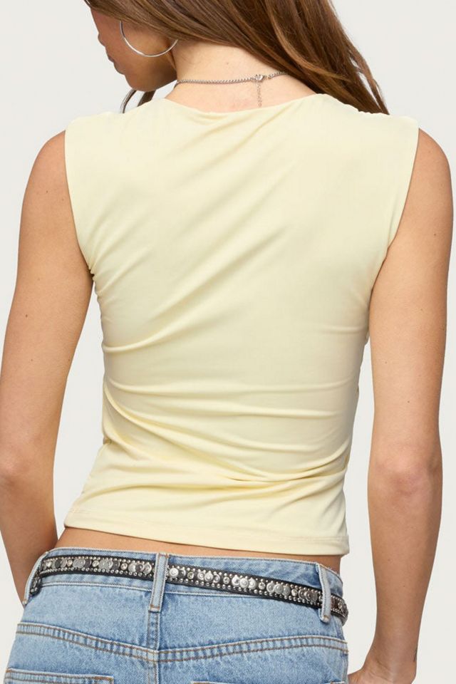 Edikted Miranda Twist Cutout Top #4