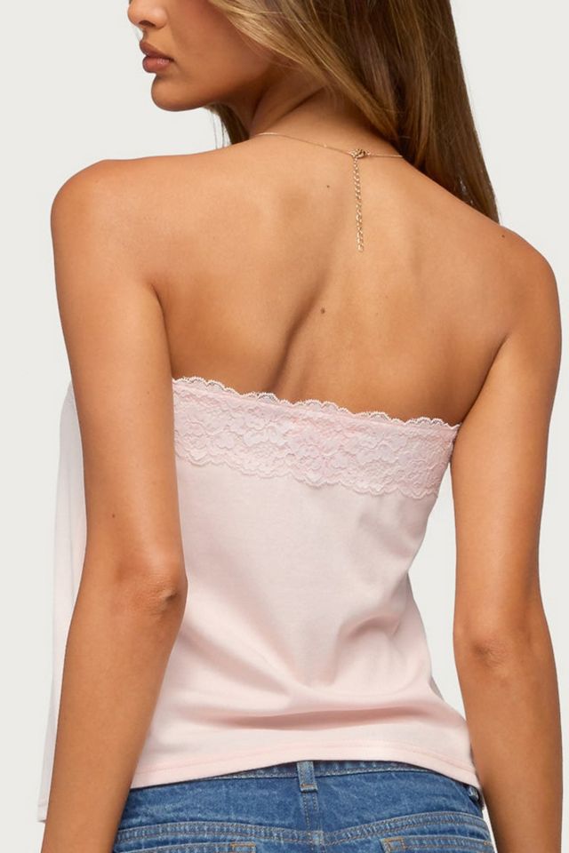 Edikted Kittey Lacey Strapless Top #4