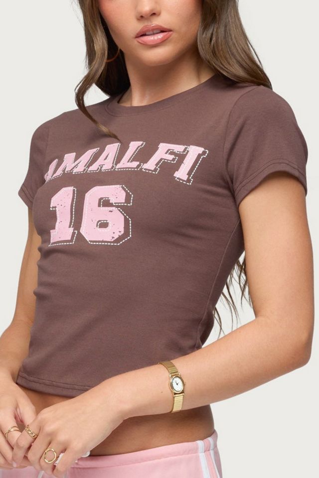 Edikted Amalfi Contrast T Shirt #2