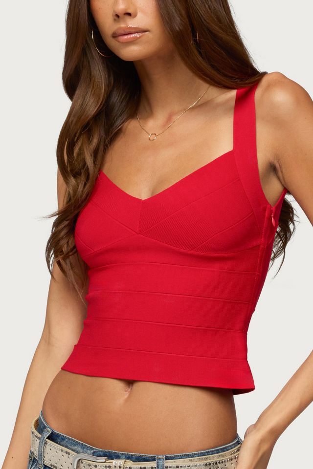 Edikted Ianthe Knit Bandage Top #2