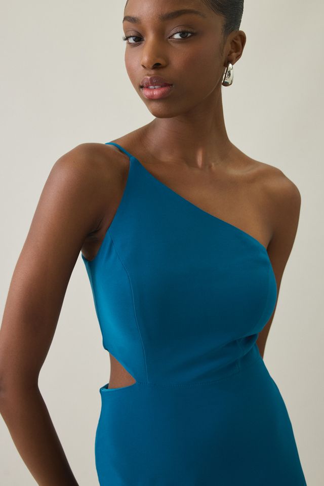 UO Maya Asymmetric Cutout One-Shoulder Maxi Dress #1