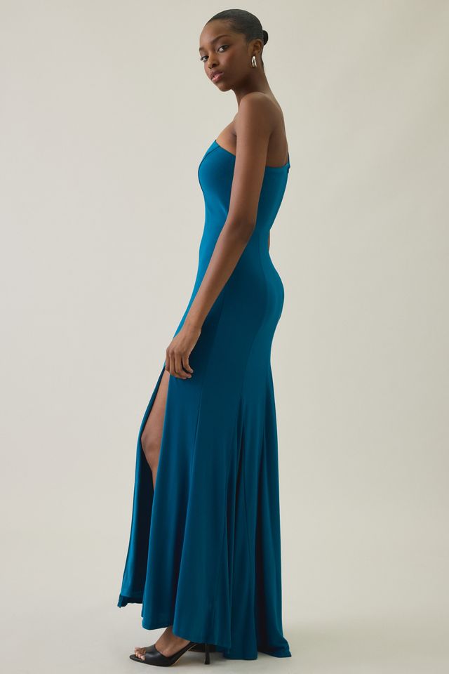 UO Maya Asymmetric Cutout One-Shoulder Maxi Dress #2